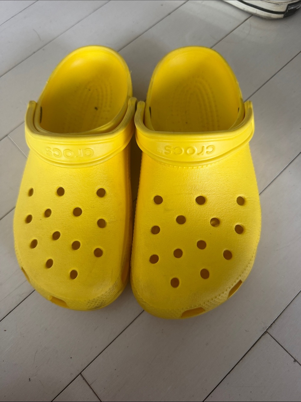 CROCS Kids Classic Clog in Bright Yellow